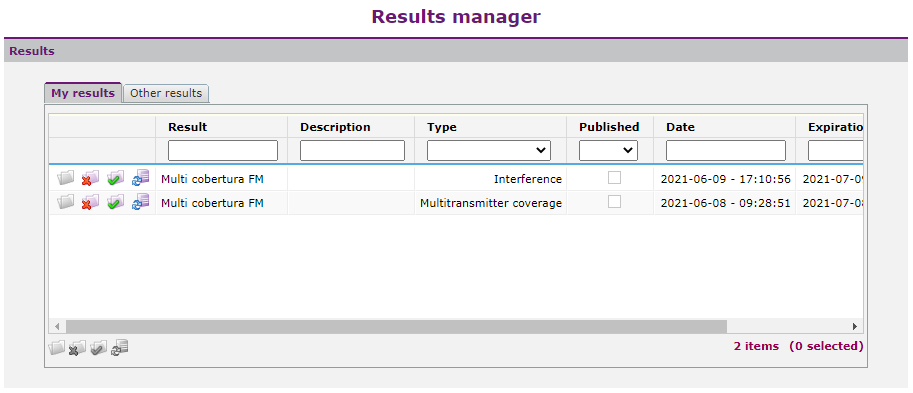 multicoverage_result_management